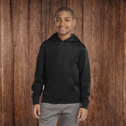5506 Youth Wicking Fleece Hooded Sweatshirt Thumbnail